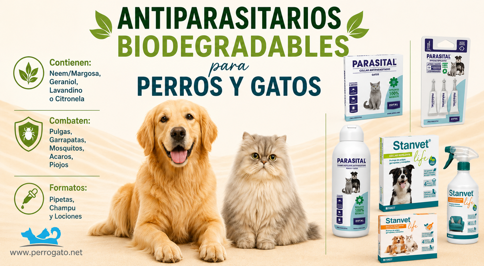 ANTIPARASITARIOS BIODEGRADABLES